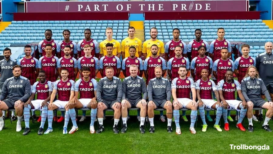 Đội hình Aston Villa – sự kết hợp giữa truyền thống và sức trẻ.
