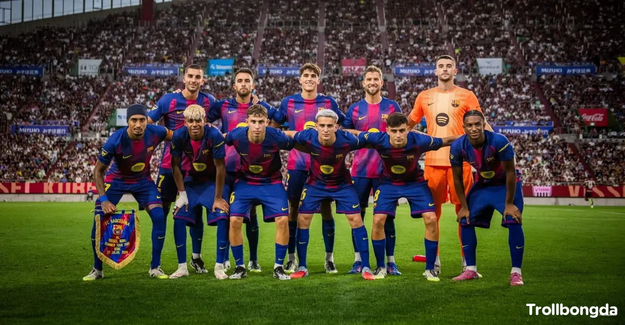 Đội hình Barcelona hiện tại thể hiện sự cân bằng giữa kinh nghiệm thi đấu